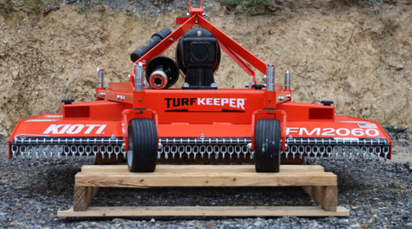 Turf Master finish mower for a well trimmed property