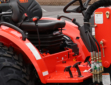 Kioti Tractor with convenient loader hydraulic hookups