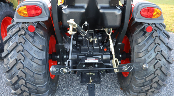3 point hitch handles a great variety of implements