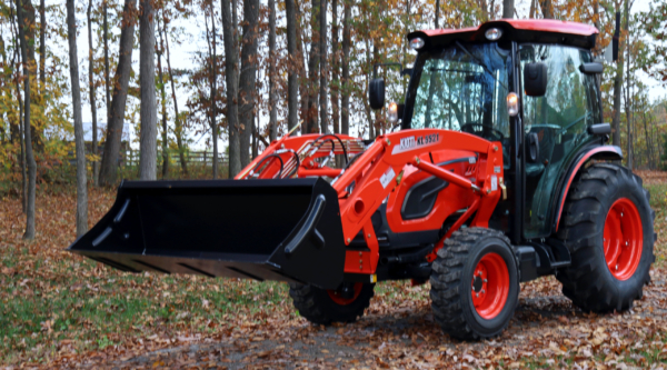 Kioti Tractor all ready to dig dirt